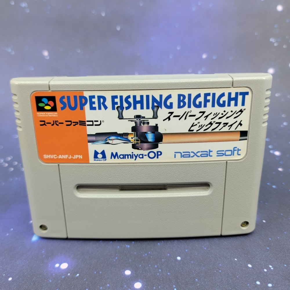 Super Fishing Bigfight (Nintendo Super Famicom) Japanese Video Game 0795‎